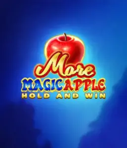 Discover the spellbinding allure of the More Magic Apple slot game by 3 Oaks Gaming, highlighting a glistening red apple against a deep blue background. This graphic portrays the enchanting theme with a touch of mystery. Suited for fans of fantasy, the vibrant color scheme and attractive artwork make this slot stand out. 