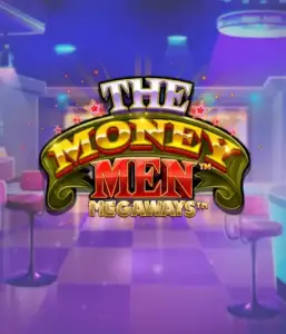 Dive into the thrilling world of The Money Men Megaways game by Pragmatic Play, highlighting a striking logo with glittering stars against a lavish background. This graphic conveys the glamour and excitement of casino gaming with its striking design and colorful ambiance. Perfect for slot game lovers craving high-energy gaming. 