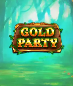 Enter the enchanted forest of Gold Party slot by Pragmatic Play, highlighting a charming wooden sign engraved with golden letters. The backdrop of misty green forest that adds a mystical touch to the overall ambiance. Perfect for those who enjoy magical and nature-inspired games, providing a delightful adventure. 